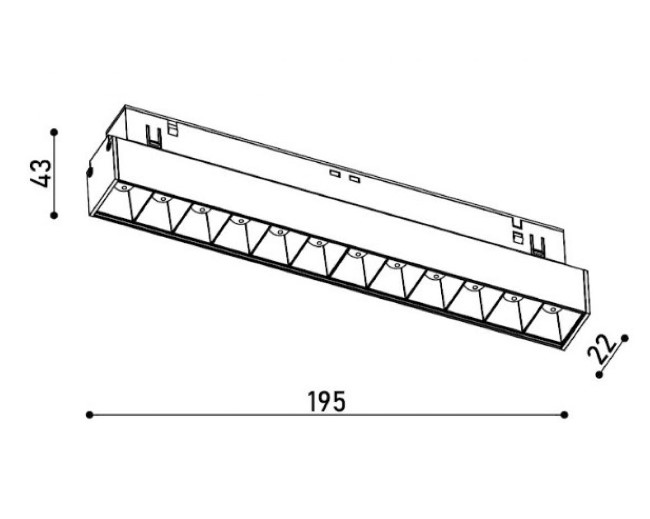    kloodi kdmg-line220 dl 12w 4k bk  