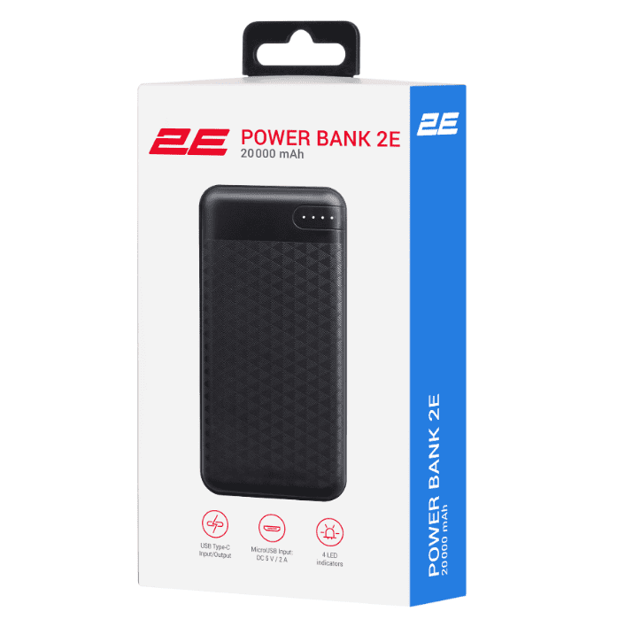  2E 20000mAh 18 PD QC (2E-PB2004PD-BLACK)