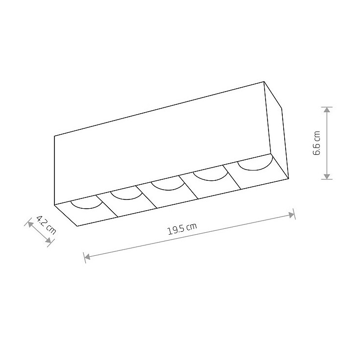  Nowodvorski Midi Led Black 20W 3000K (10055 )