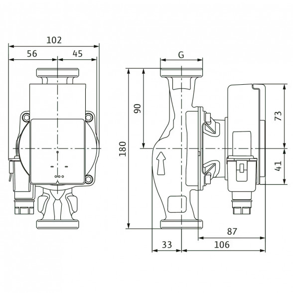 Насос циркуляційний Wilo Atmos Pico 25/1-8 (4232696)