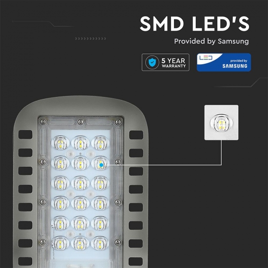 C V-TAC LED 30W SKU-956 Samsung CHIP 230V 4000  (3800157649551)
