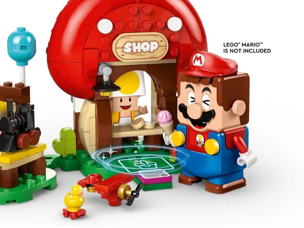 Конструктор Lego Super Mario Nabbit у крамниці Toad Додатковий набір 230 деталей (71429)