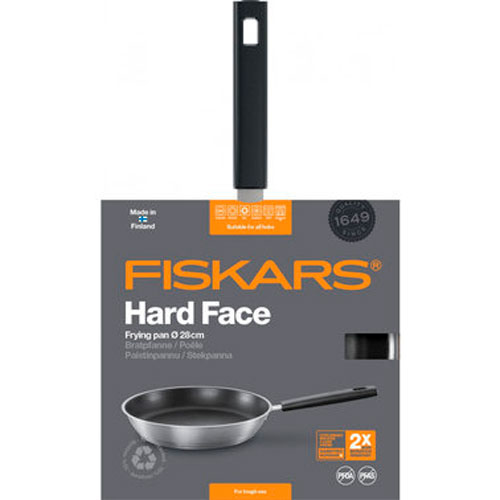 Фото сковорода fiskars hard face steel 28 см (1052247)