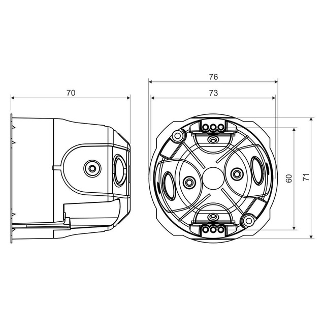   Kopos 70x70 IP20 (8595568925879)