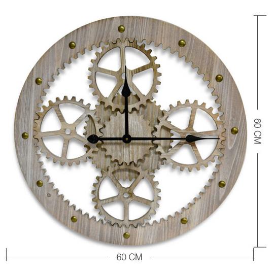 Годинник настінний De-torre Шестерні (ED18)