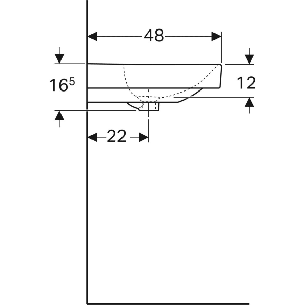   Geberit Smyle Square 120 (500.253.01.1)