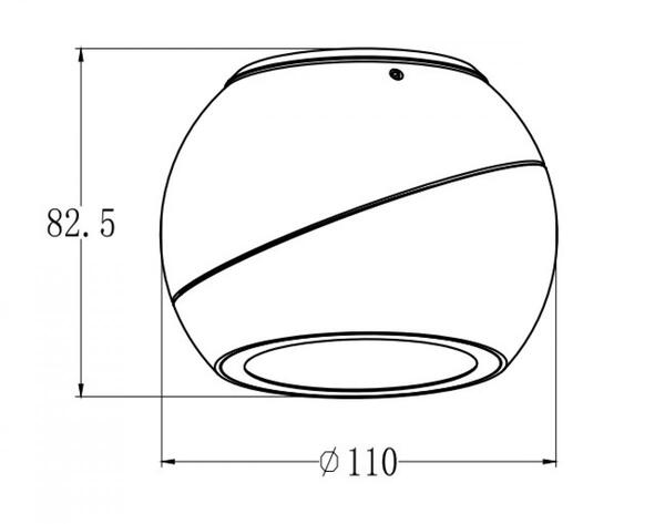    kloodi kd-q021 12w 3 bk ip20