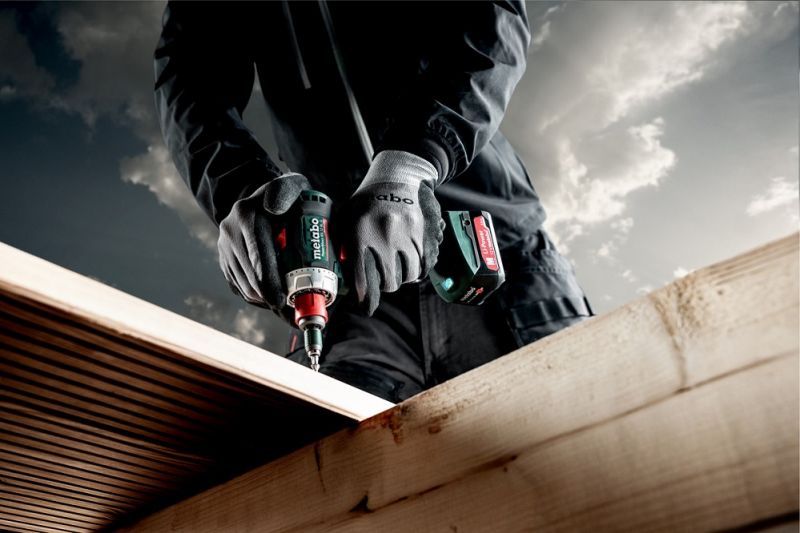 Акумуляторний дриль шуруповерт Metabo 12В PowerMaxx BS 12 BL - 2х2.0Аг (Slide-in) (601039500)