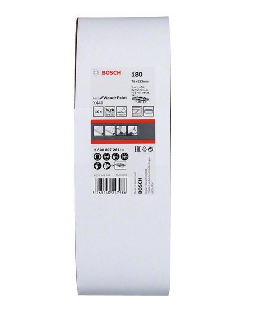  Bosch X440 Best for Wood + Paint K180 75x533 10 (2608607261)