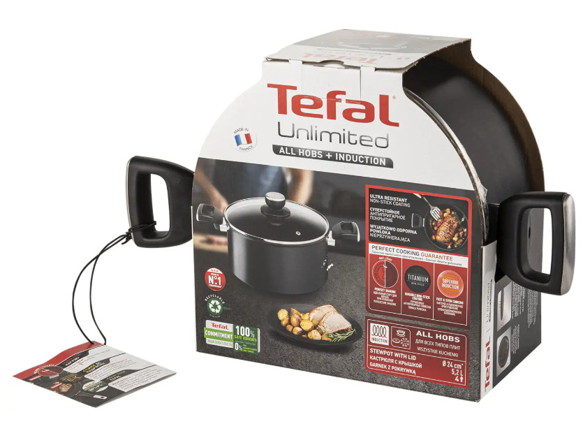 Каструля Tefal Unlimited 24см 5,3л (G2554672)