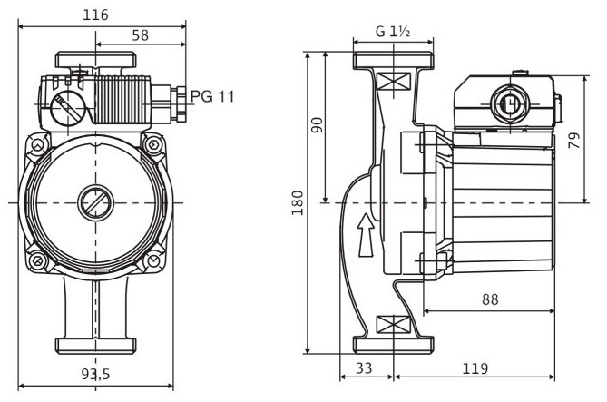 Насос циркуляційний Wilo Star-RS 25/8 (4094258)