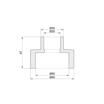  Alfa Plast PPR 5025 (APREDU5025X)