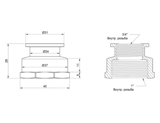  Icma 1214 3/4"1"  (811214AEAF06)