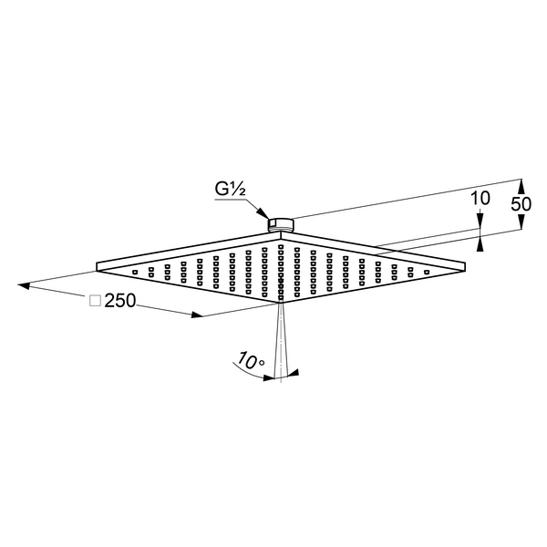   Kludi A-QA 25x25 (644259100)