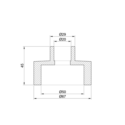  Alfa Plast PPR 5020 (APREDU5020X)