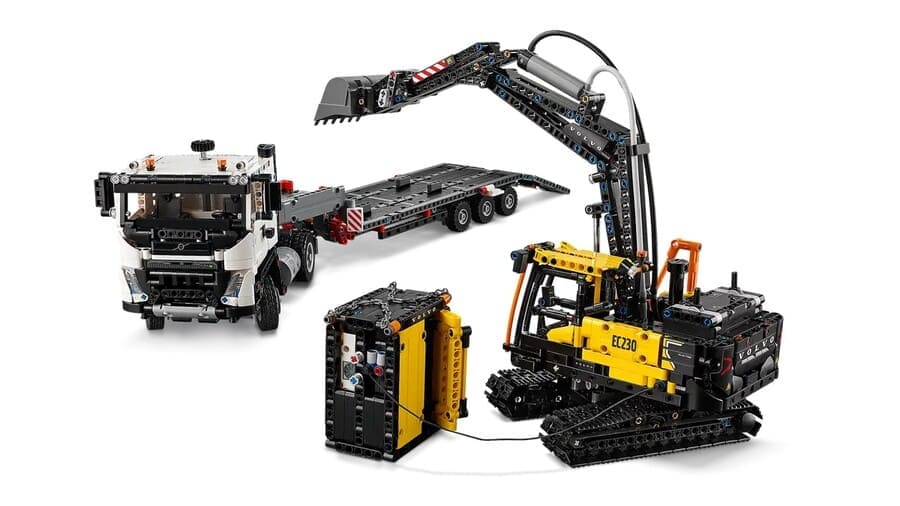 Конструктор Lego Technic Вантажівка Volvo FMX і Електричний екскаватор EC230 2274 деталі (42175)