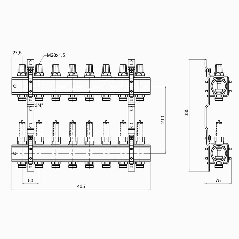  Icma 1" 8    (87K013PL06)