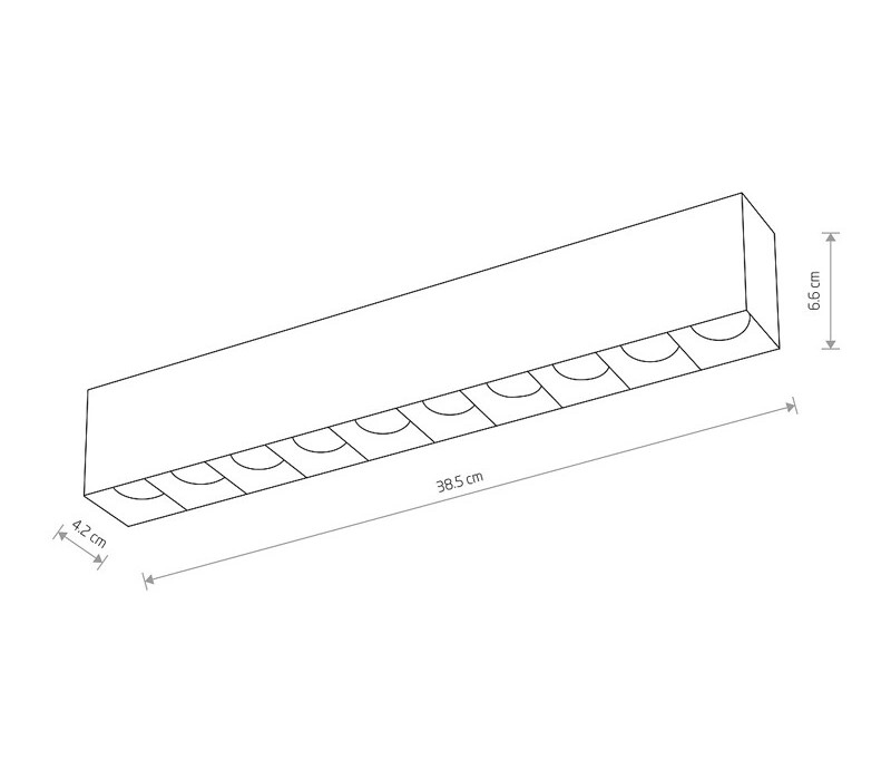   nowodvorski midi led black 40w 4000k (10060)