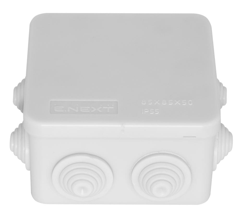 Коробка распределительная E.Next 85x85x50мм IP55 (p016102)