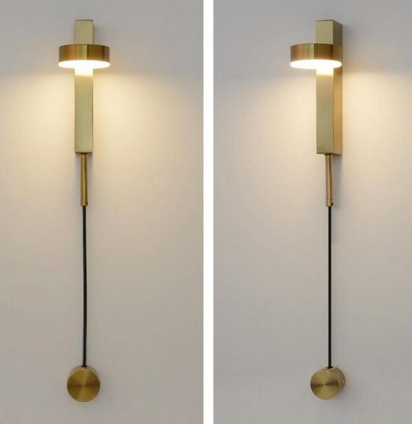 Фото бра kloodi wall light wa-hx052 5w 3k gd ip20