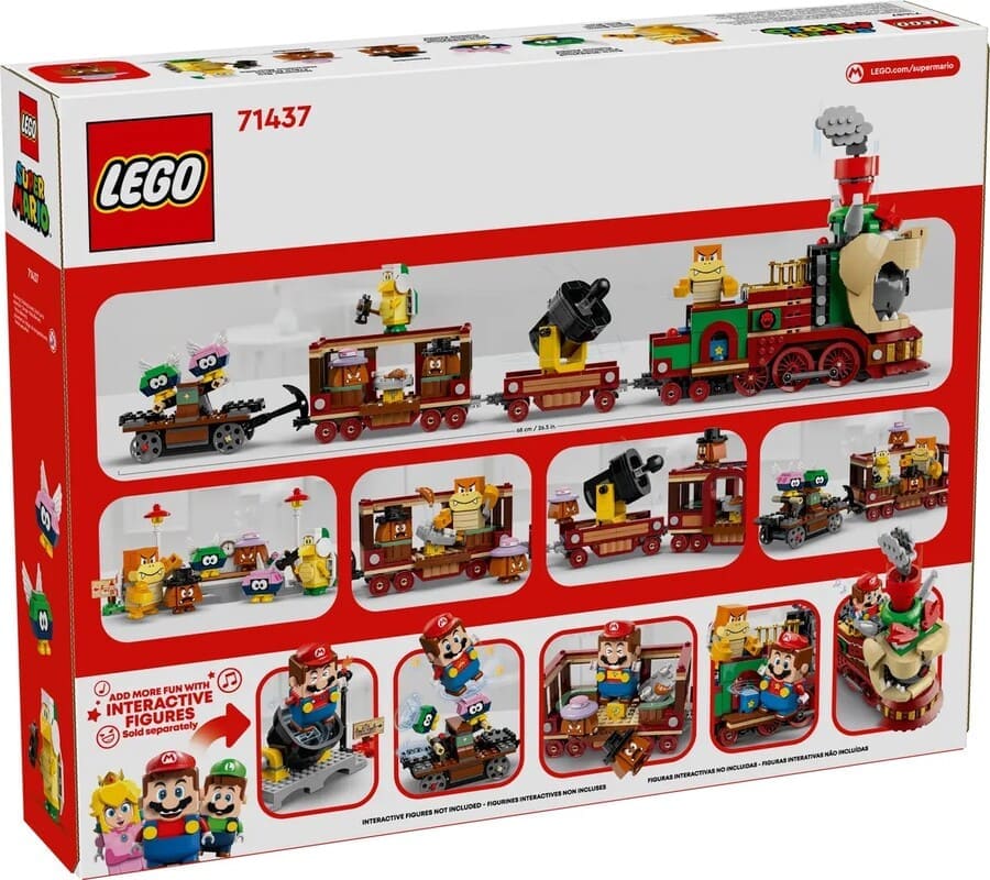 Конструктор Lego Super Mario Швидкий потяг Боузера 1392 деталі (71437)