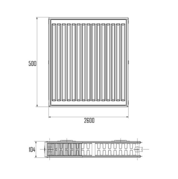   Aquatronic 22- 500x2600   (A225002600VK)