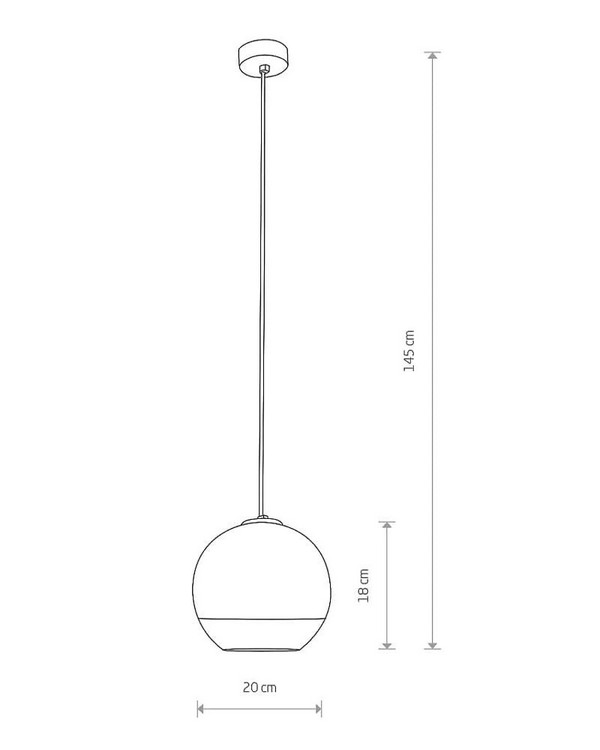 Світильник підвісний Nowodvorski Globe plus S (7605)