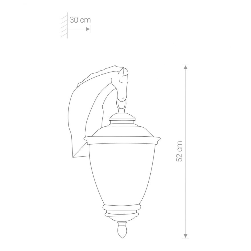 Світильник вуличний Nowodvorski Horse CN (4900)