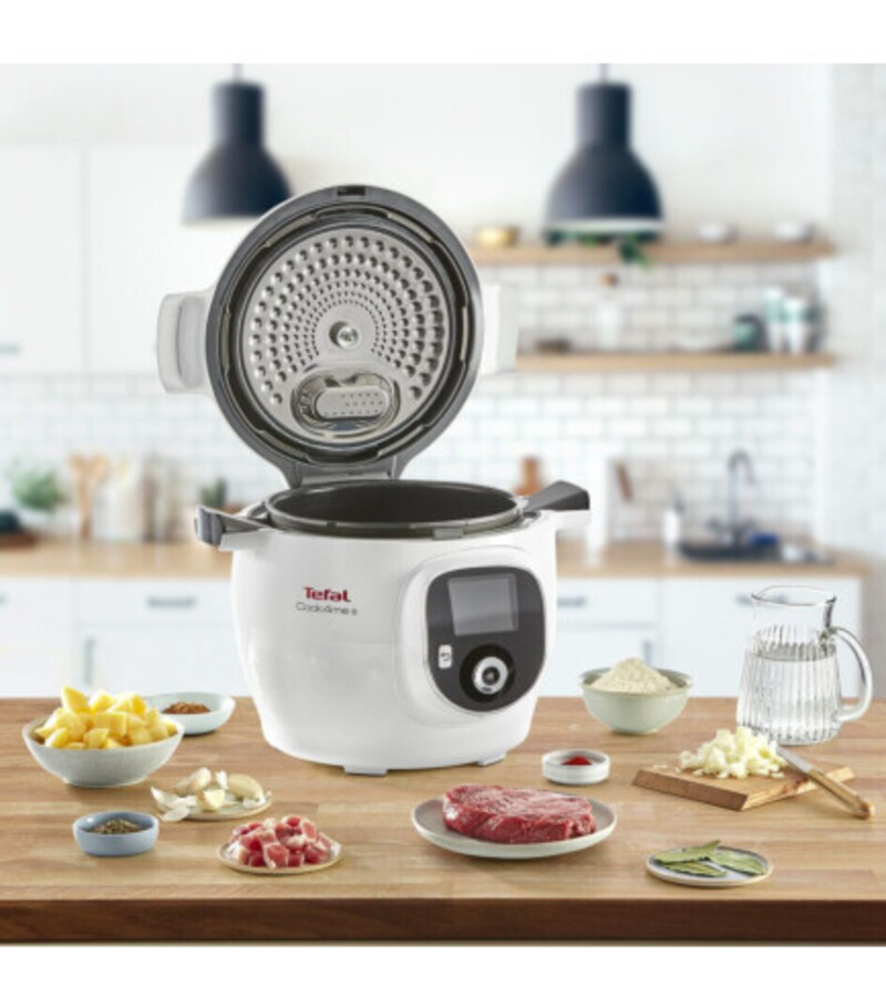 Фото мультиварка-скороварка tefal cy851130 cook4me