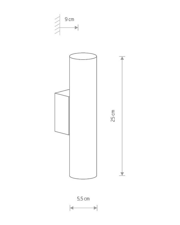  Nowodvorski Eye Wall White (8073)