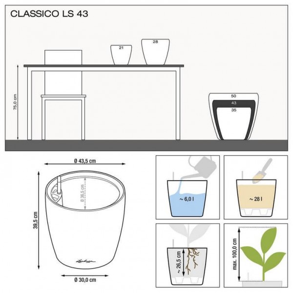    lechuza classico premium ls 43  28 (16087)