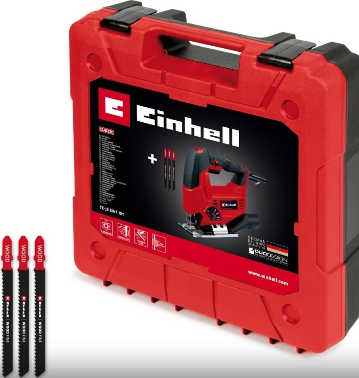 Лобзик електричний Einhell TC-JS 80/1 Kit (4321157)