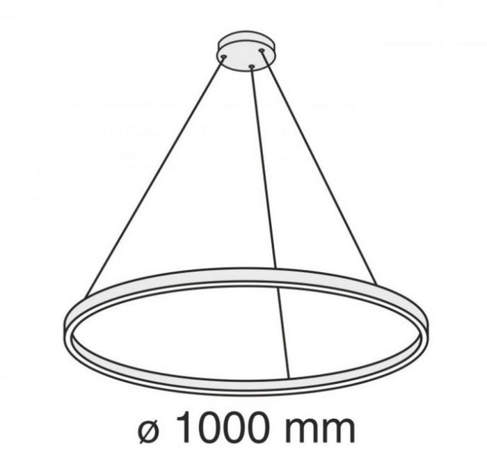   KLOODI CIRCLE2830 PE1000 4K BK 50W