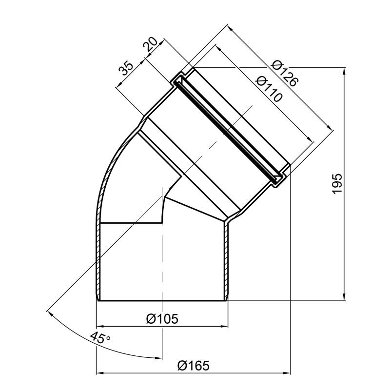    TA Sewage 110 45 (TASEBPP45110)