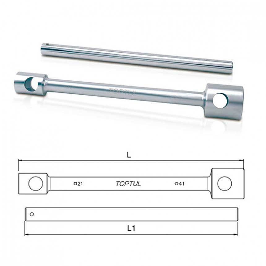 Ключ балонний TOPTUL з воротком 41х21мм (CTIB4121)