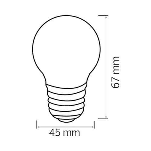   Horoz Electric RAINBOW 1W E27 105Lm  (001-017-0001-020)