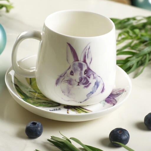 Тарілка Fissman Provence Rabbit фарфор, 15см (13953)