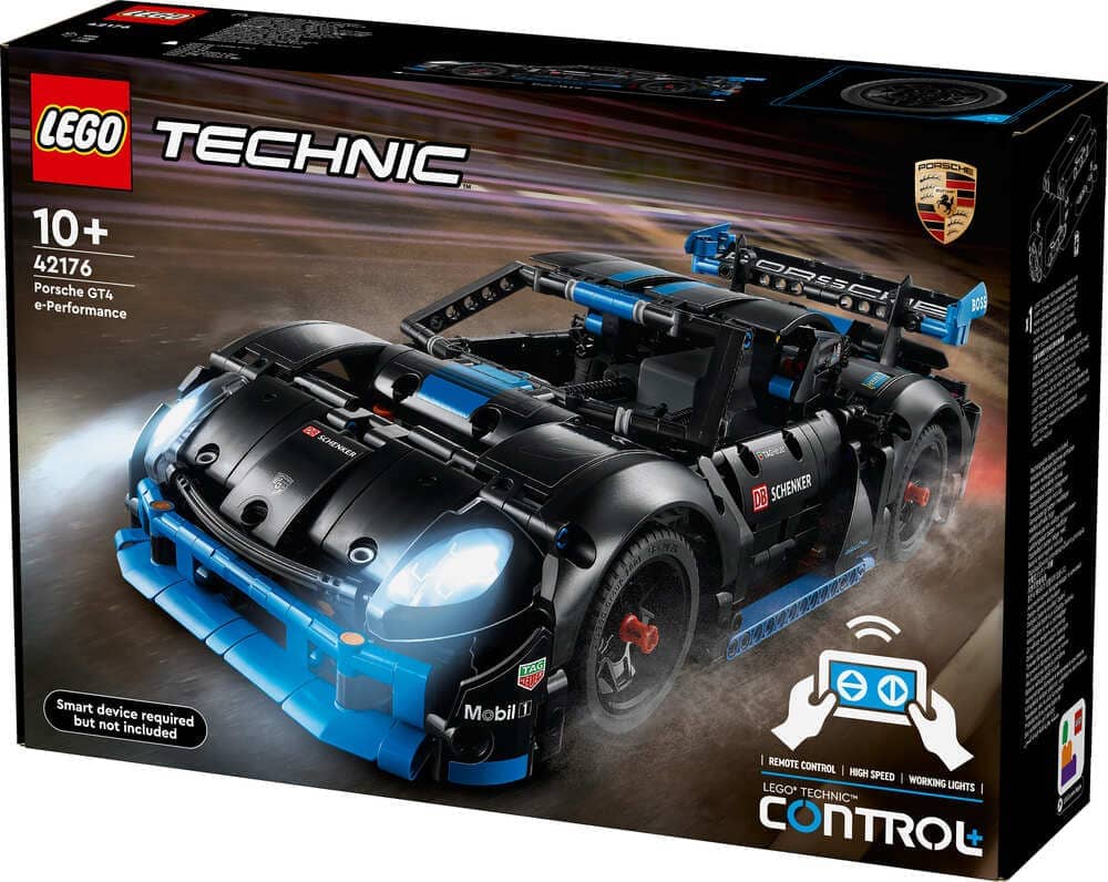 Конструктор Lego Technic Автомобіль для перегонів Porsche GT4 e-Performance 834 деталі (42176)