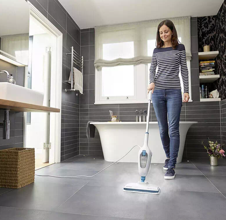 Фото щетка паровая black+decker steam mop 5 в1 fsmh13e5