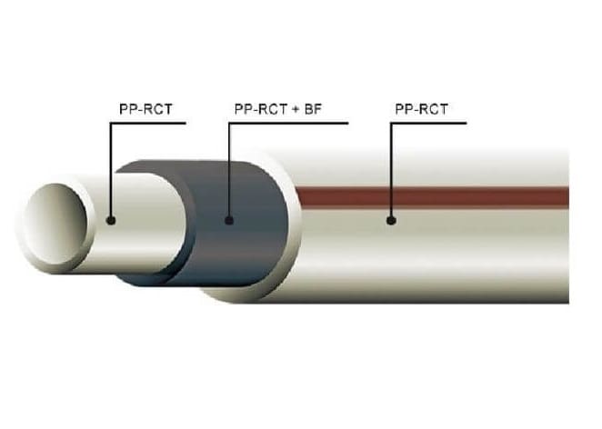 Труба поліпропіленова Wavin Fiber BASALT PLUS S 4 SDR9 PN22 75x8,4мм 4м (STRFB075TRCT)