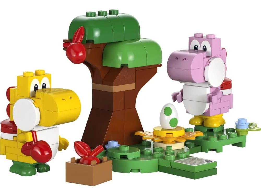 Конструктор Lego Super Mario Прекрасний ліс Yoshi. Додатковий набір 107 деталей (71428)