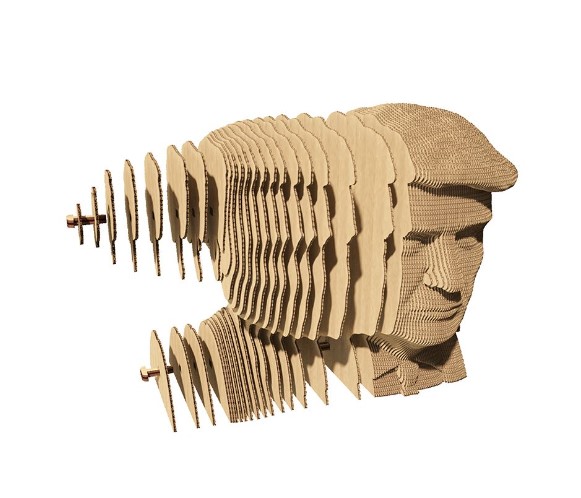 Фото картонный конструктор cartonic 3d puzzle donald t (cartmtrp)