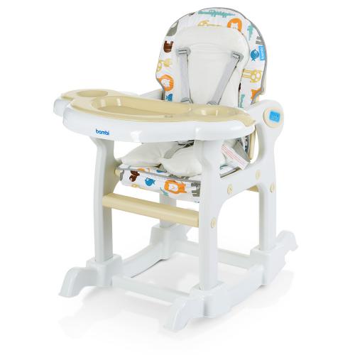 Стільчик для годування Bambi 2 в 1 M 1563 Animal Beige (233087)