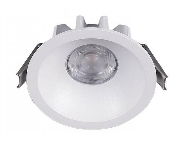 Фото точечный врезной светильник kloodi led kd-semi242 9w 4k wh ip20