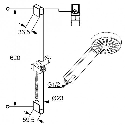   Kludi A-QA 600 (656300500)