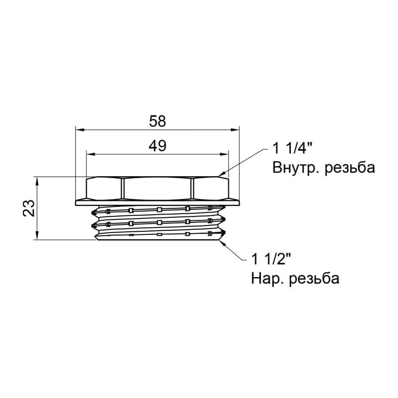  SD Plus 1 1/2"1 1/4"  (SD4234032)