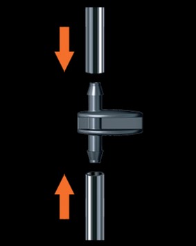 Ниппель Claber 6мм для капельной трубки 1/4"10шт (911550000)