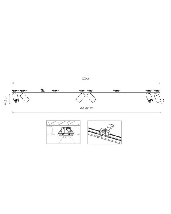  Nowodvorski Mono Surface VI White/Gold (7687)