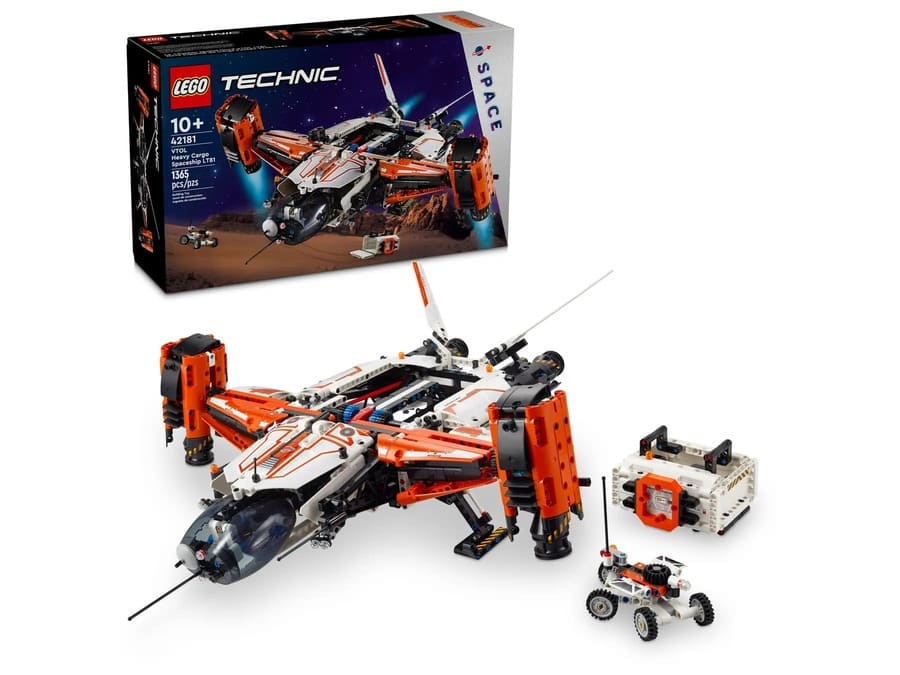 Конструктор Lego Technic Вантажний космічний корабель VTOL LT81 1365 деталей (42181)