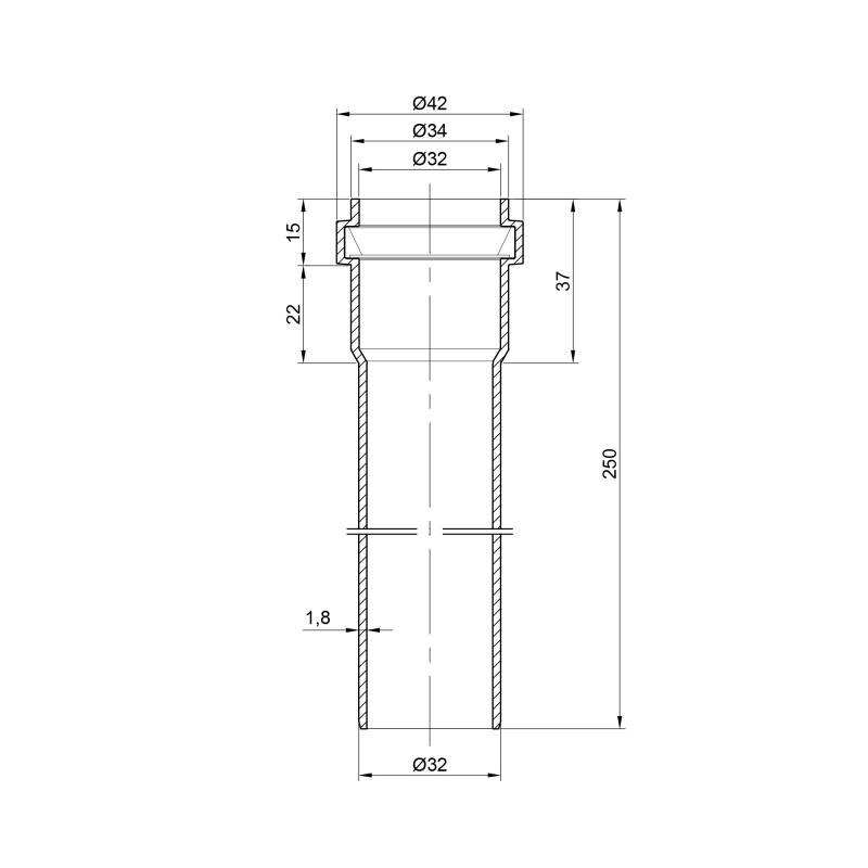    TA Sewage 321,8, 0,25  (TASPIPP25032)